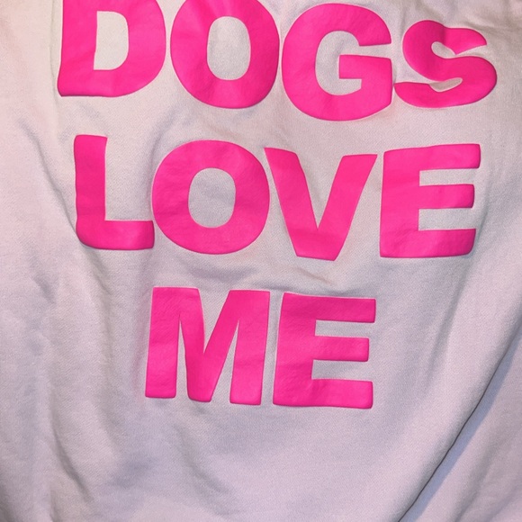 NWT wild fox sweatshirt dogs love me - Picture 2 of 2